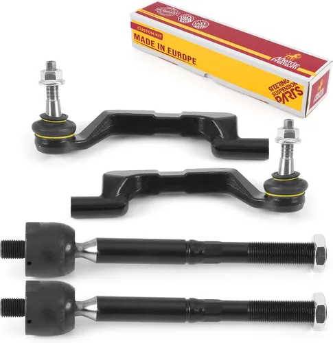 Vista 32 de Metrix Premium Chassis Parts - Kit de 4 piezas de extremos de barra de acoplamiento frontal exterior e interior compatible con Nissan Pathfinder