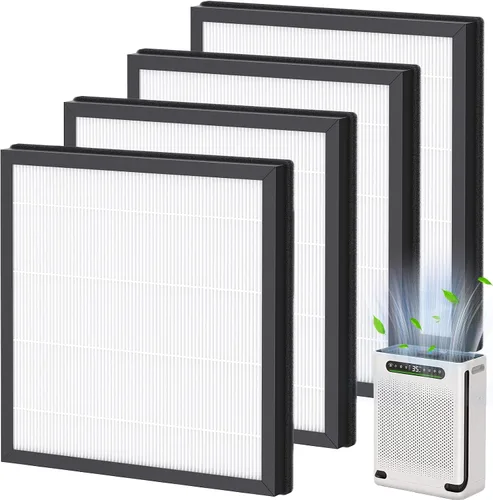Vista 10 de HAP605 - Paquete de 2 filtros de repuesto para purificador de aire para FreAire HAP605 HAP607 y XenonLab HAP607 HAP605, filtros de carbón activado