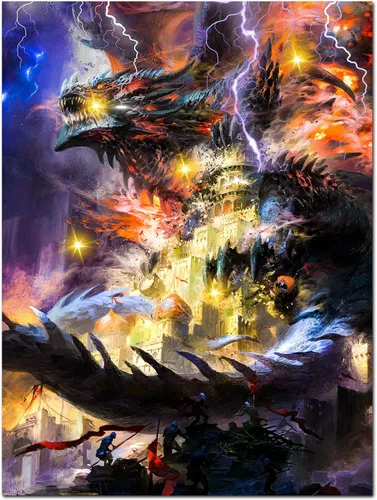 Vista 17 de alottagifts Impresión de Arte en Lienzo Iluminado de la Natividad para Pared 16" x 12" Con Temporizador Impresión de Arte en Lienzo LED para Pared