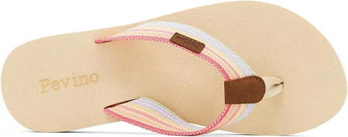 Vista 6 de Sandalias para mujer, ortopédicas, cómodas y casuales, con soporte de arco