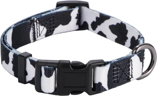 Vista 23 de Collar de perro para perros pequeños con patrón floral para hembras y perros, talla S A1_Girasol