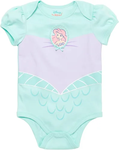 Vista 2 de Disney Princesa Ariel Cenicienta Aurora - Body y diadema para bebé recién nacido a bebé