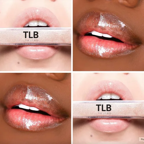 Vista 2 de The Lip Bar - Brillo de labios, esposa trofeo + minimalista + acabado transparente extra brillante - Fórmula suave, no pegajosa