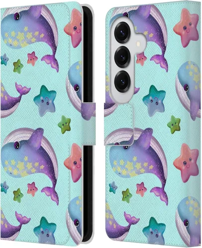 Vista 175 de Head Case Designs Officially Licensed Carla Morrow Colorful Space Dice Patterns Leather Wallet Case Compatible with Samsung Galaxy A07 4G