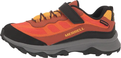 Vista 8 de Merrell Moab Speed - Tenis de senderismo impermeables con cierre alternativo bajo para niños