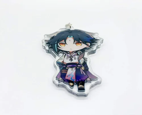 Vista 155 de YJacuing Genshin Impact - Figura de llavero de acrílico