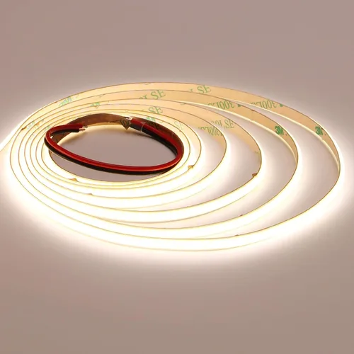 Vista 14 de TOPAI Tira de luz LED COB delgada de 12 V, 5mm (0.197 in), 3000 K, blanco cálido, 16.4 pies, brillante, 4000 lm, CRI>90, uniforme sin puntos, 400