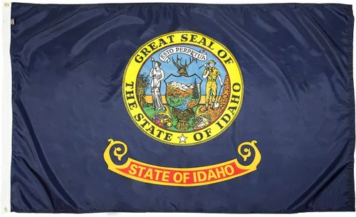 Vista 43 de FlagSource Bandera del estado de Alabama, material de nailon 200D con certificación FMAA, resistente, fabricada en Estados Unidos, resistente a
