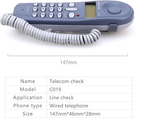 Vista 4 de Línea telefónica de control de telecomunicaciones Línea de control dedicada Máquina de línea de encuesta Chino-E C019 probador a cocodrilo Clip Set