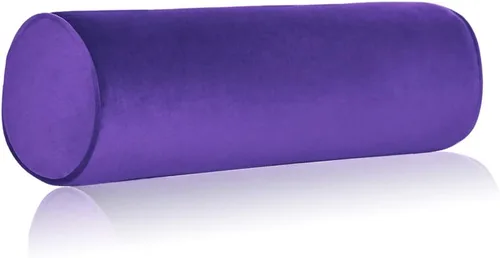 Vista 14 de Tinbolunce Almohada enrollable de espuma viscoelástica para rodilla/pierna/cuello - Cojín cilíndrico de luna llena/almohada cilíndrica redonda