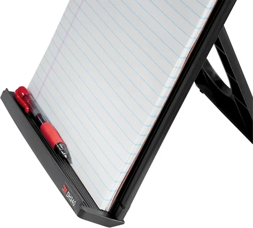Vista 8 de 3M Soporte para Documentos de Escritorio Portacopia, Clip Ajustable Sostiene Documentos en Formato Vertical y Horizontal para Fácil Visualización