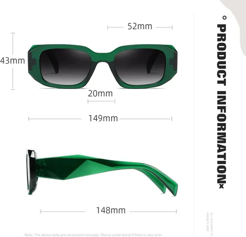 Vista 4 de MASDUN Y2k - Gafas de sol para mujer y hombre, cuadradas, modernas, modernas, retro, con protección UV