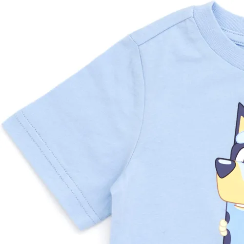 Vista 6 de Bluey Conjunto de camiseta y pantalones cortos de bingo para niños pequeños