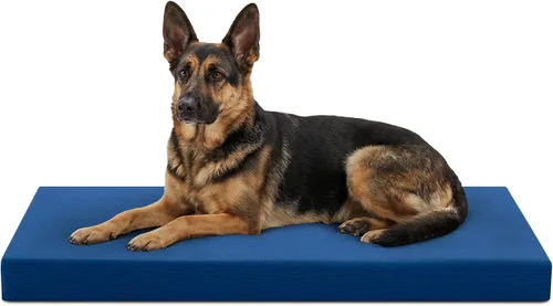 Vista 13 de K9 Ballistics Cama ortopédica Ripstop resistente – Almohadilla duradera para perrera con funda lavable para perros grandes, 41 x 27 pulgadas se azul