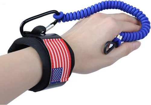 Vista 2 de Cordón para interruptor de barco con correa de muñeca compatible con motor fuera de borda Mercruiser Interruptor de parada de emergencia, cable
