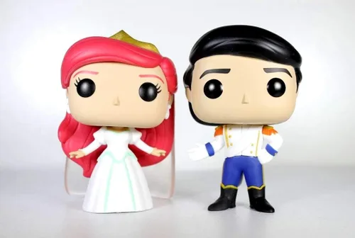 Vista 4 de Funko Disney Treasures Exclusive Pops, The Little Mermaid-ARIEL & ERIC, paquete de 2