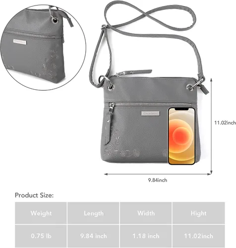 Vista 4 de Clearlove Bolsos de paja para mujer, bolso de mano tejido a mano con asa superior, bolso portátil de hombro casual
