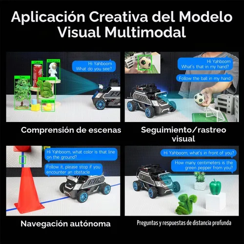 Vista 5 de Yahboom ROSMASTER A1 ROS2 Robot Car con chasis de dirección Ackerman Ultimate-Sin Jetson ORIN Nano Board