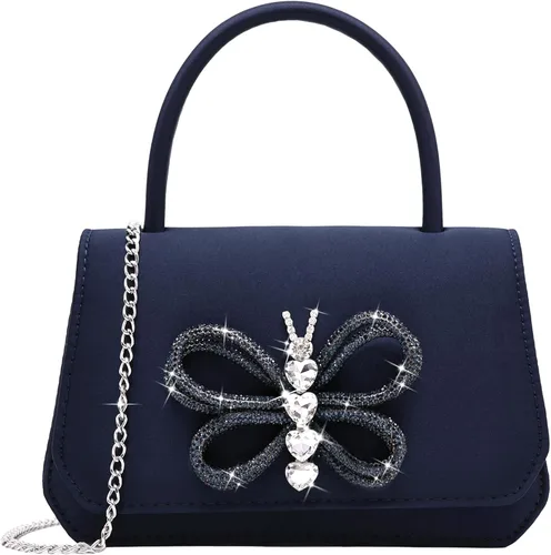 Vista 22 de Milisente Bolso de noche para mujer, bolso de mano para fiesta nupcial, bolsos de cóctel y baile de graduación con charol