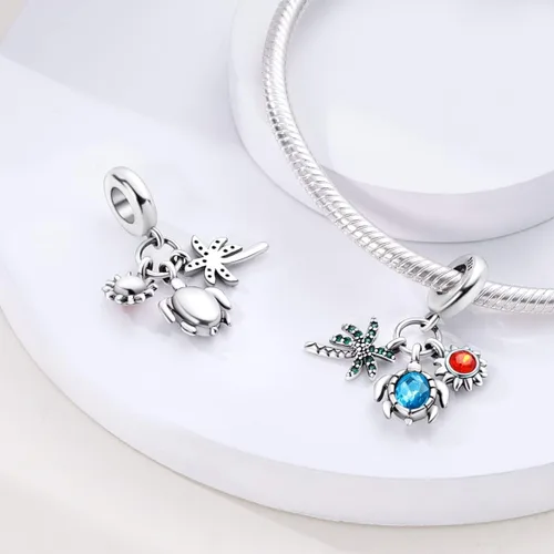 Vista 3 de Hapour Abalorios de plata de ley 925 para mamá, pulsera de abalorios, regalo para mujeres, madre, abuela, día de la madre