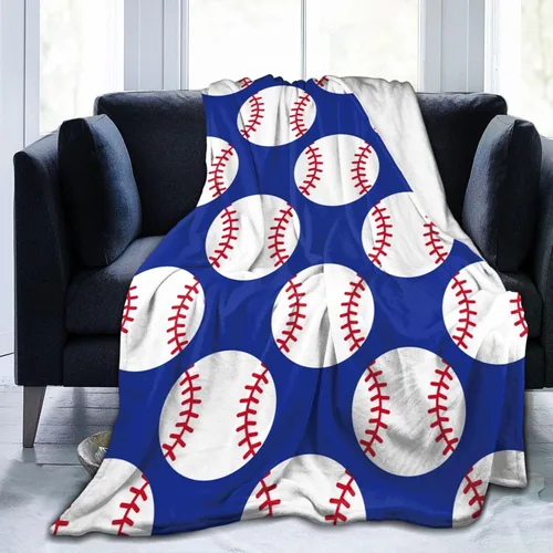 Vista 16 de Manta morada con patrón divertido de pelota de golf, ropa de cama suave, cálida y acogedora, manta de franela de vellón de felpa, regalos para niños