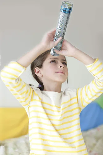 Vista 4 de 4M Kidzlabs Kit de fabricación de caleidoscopio - Juguetes STEM de física con luz óptica, regalo de manualidades para niños y adolescentes, niños