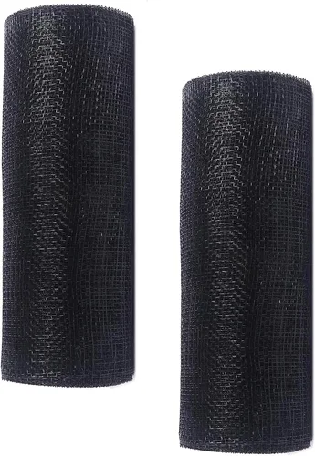 Vista 55 de YYCRAFT Paquete de 2 cintas de malla de polímero metálico de 6 pulgadas (total 20 yardas, verde manzana)