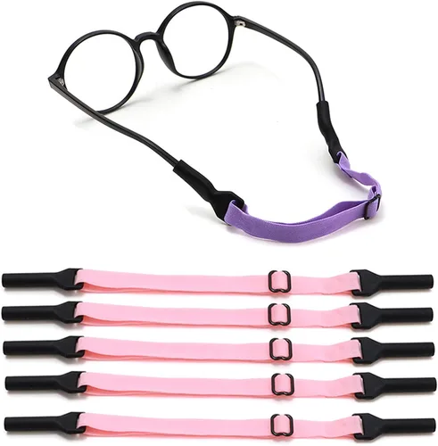 Vista 11 de Correa ajustable para lentes para niños, 5 correas sin cola, correa de soporte para lentes para niños y niñas