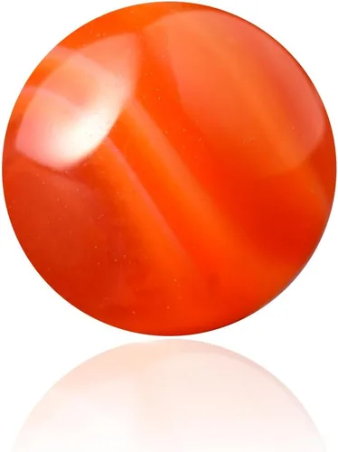 Vista 31 de 100 cuentas redondas sueltas de ágata natural de 0.236 pulgadas con agujero para collares, pulseras, aretes, con cordón elástico de cristal gratis