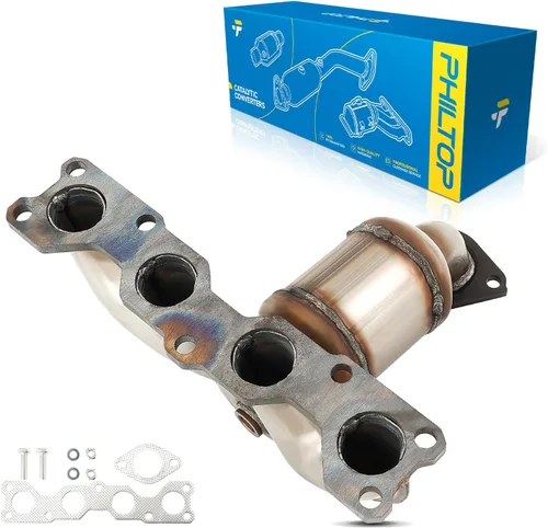 Vista 83 de PHILTOP Convertidor Catalítico de Ajuste Directo para Murano 2009 2010 2011 2012 2013 2014 3.5L, Cáscara de Acero Inoxidable Aluminio 203-1010