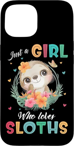 Vista 6 de Just a Girl Who Loves Sloths Case for iPhone 17
