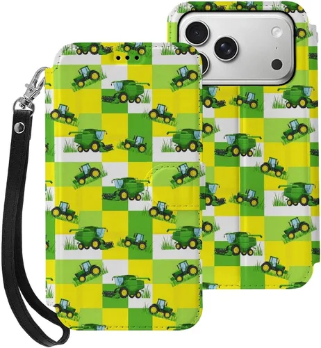 Vista 16 de SWEET TANG Funda protectora para iPhone 17, con tarjetero y tarjetero Patrón 828