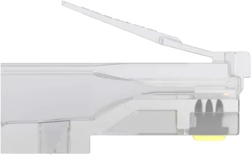 Vista 6 de Conectores RJ45 Cat6 - Conector de paso chapado en oro de 3 clavijas modulares 8P8C - Paquete de 50
