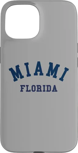 Vista 6 de Miami Florida USA State FL Varsity Style - Carcasa deportiva para iPhone 16