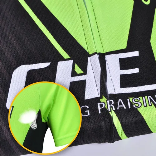 Vista 5 de Ateid Big Boys Cycling Jersey Set Short Sleeve with 3D Padded Shorts