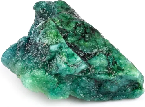 Vista 14 de GEMHUB Natural Rough Green Emerald Loose Gemstone Certified Raw Uncut Emerald Stone for Collection Jewelry Making and Lapidary Use