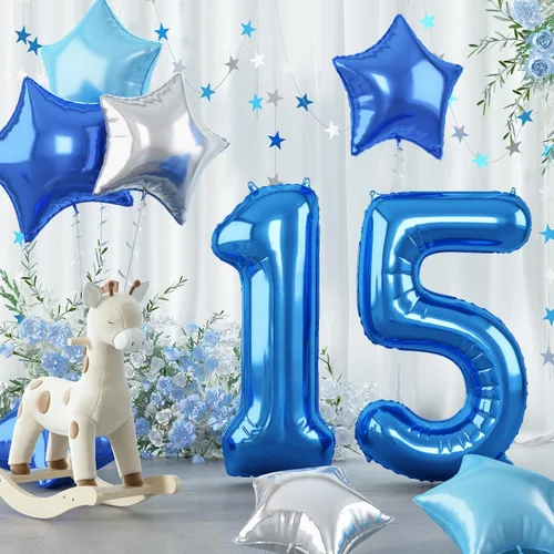 Vista 20 de Decoración de Globos Número 10 de 40 Pulgadas, Globos de Corazón Neutro de Papel de Aluminio Crema Retro Albaricoque Marrón con Globo de Helio