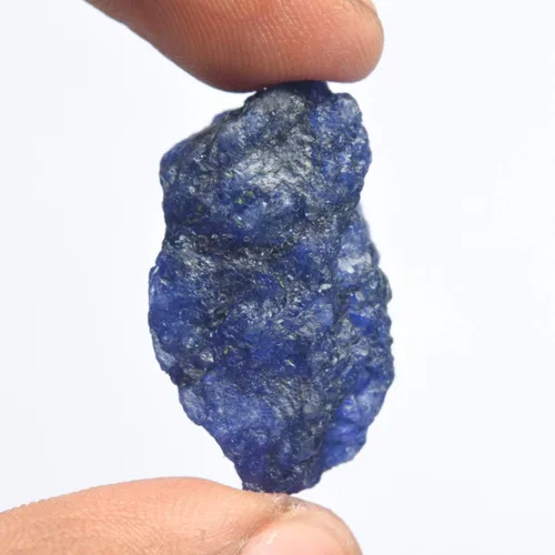 Vista 2 de Zafiro azul auténtico, 41.00 quilates con certificado natural, zafiro curativo en bruto, piedras preciosas de zafiro, Piedra preciosa, azul