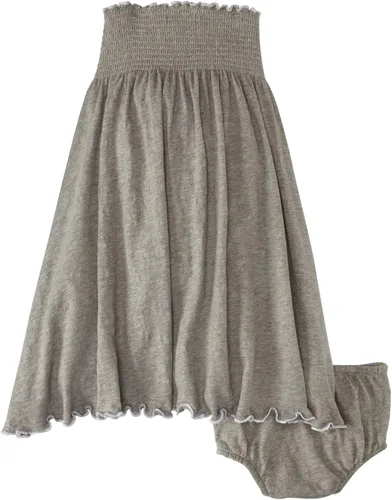 Vista 2 de Burt's Bees - Vestido de punto para bebé, color gris