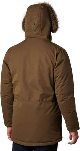 Vista 2 de Columbia South Canyon - Parka larga de plumón para hombre, impermeable y transpirable