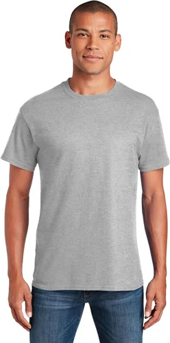 Vista 2 de Gildan Camiseta unisex de algodón pesado para adultos, estilo G5000, paquete múltiple
