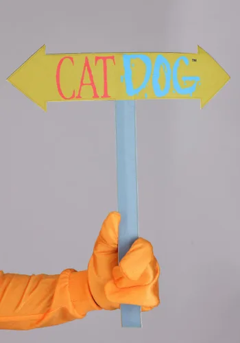 Vista 8 de Disfraz para Adultos de Dos Personas CatDog de Nickelodeon Multicolor