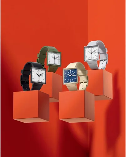 Vista 12 de Swatch What If Green Men's Watch SO34G700