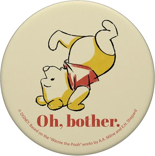 Vista 3 de Disney Winnie The Pooh Oh, Bother Vintage Retrato PopSockets Adhesivo PopGrip