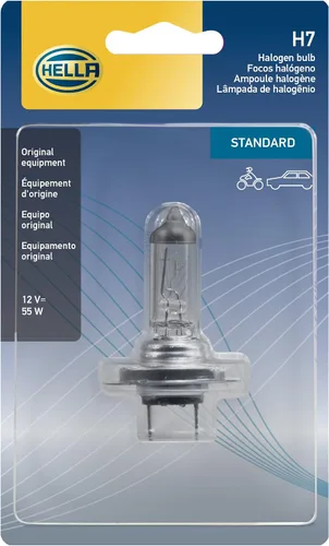 Vista 20 de HELLA - Foco de alto rendimiento H7 de 2.0 TB, 12 V, 55 W, paquete de 2