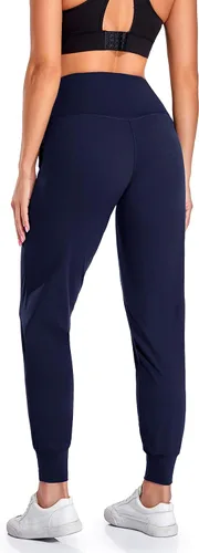 Vista 50 de Oalka - Pantalones deportivos para mujer, con cintura alta y bolsillos, para hacer deporte, yoga y entrenar