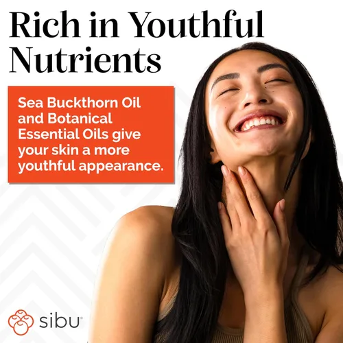Vista 4 de sibu Sea Buckthorn - Limpiador facial y lavado facial (4 onzas) Limpia suavemente la piel, reduce las manchas y elimina el maquillaje. Ligeramente