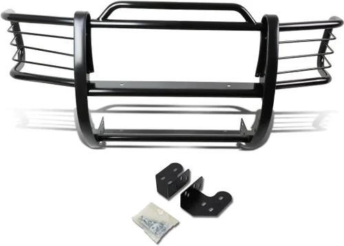 Vista 10 de DNA Motoring GRILL-G-015-BK Protector de rejilla de cepillo para defensa delantera, negro