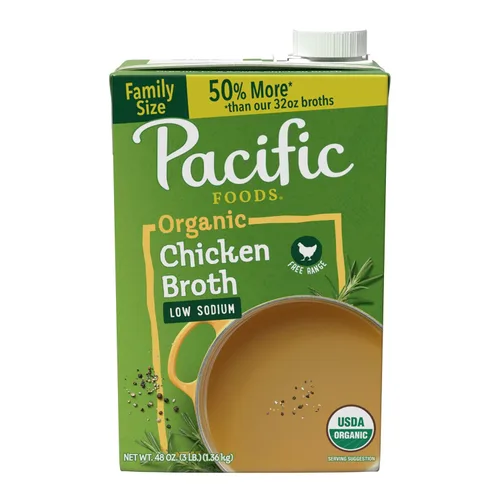 Vista 9 de Pacific Foods - Caldo de pollo orgánico, caja de 48 onzas