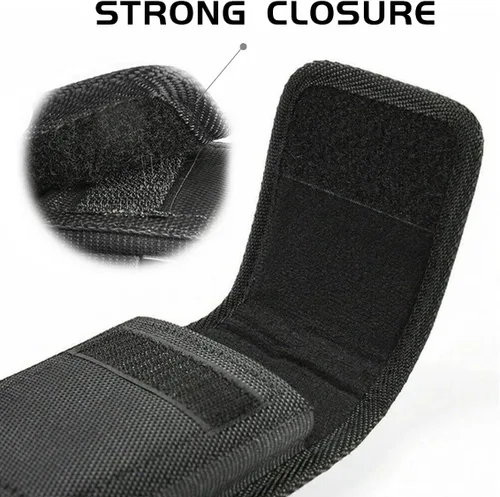 Vista 4 de TC53 TC58 TC21 TC26 Funda de escáner, funda de transporte resistente, soporte con clip de metal y trabillas para cinturón compatible con EDA50 EDA51